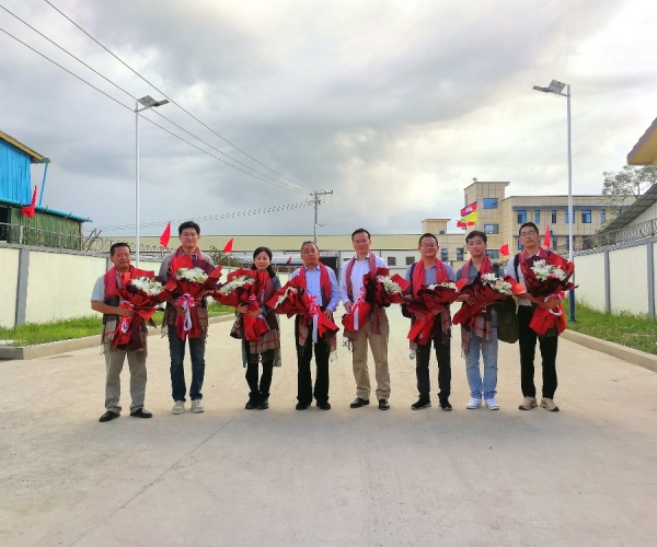 嘉兴市政协盛全生副主席一行调研437ccm必赢国际丝绸（柬埔寨）工业园